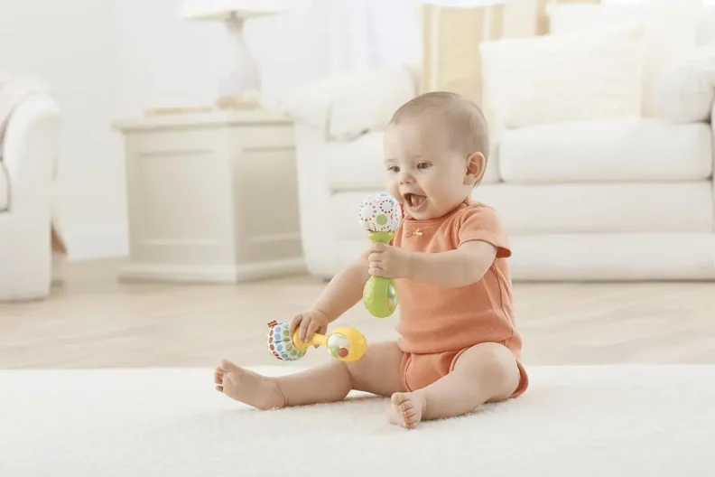 Cadeau de bienvenue Amazon : maracas Fisher-Price