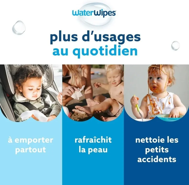 Cadeau de bienvenue Amazon : pack de 240 lingettes bébé WaterWipes