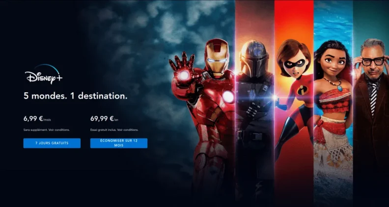 Disney Plus : le prix de l'abonnement mensuel ou annuel