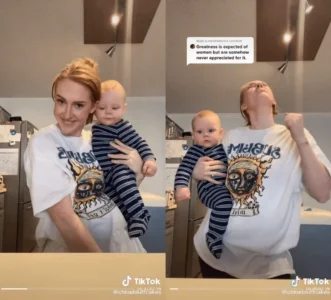 Ce papa aide sa femme et passe pour un héros... A l'inverse d'elle !