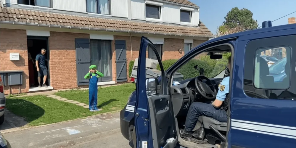 Confinement : l'anniversaire confiné mais hors normes de Tom, 10 ans, grâce aux gendarmes du Nord
