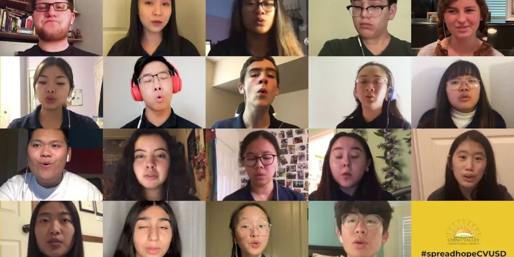 Confinement : une chorale d'étudiants nous enchante avec sa reprise de Somewhere over the Rainbow
