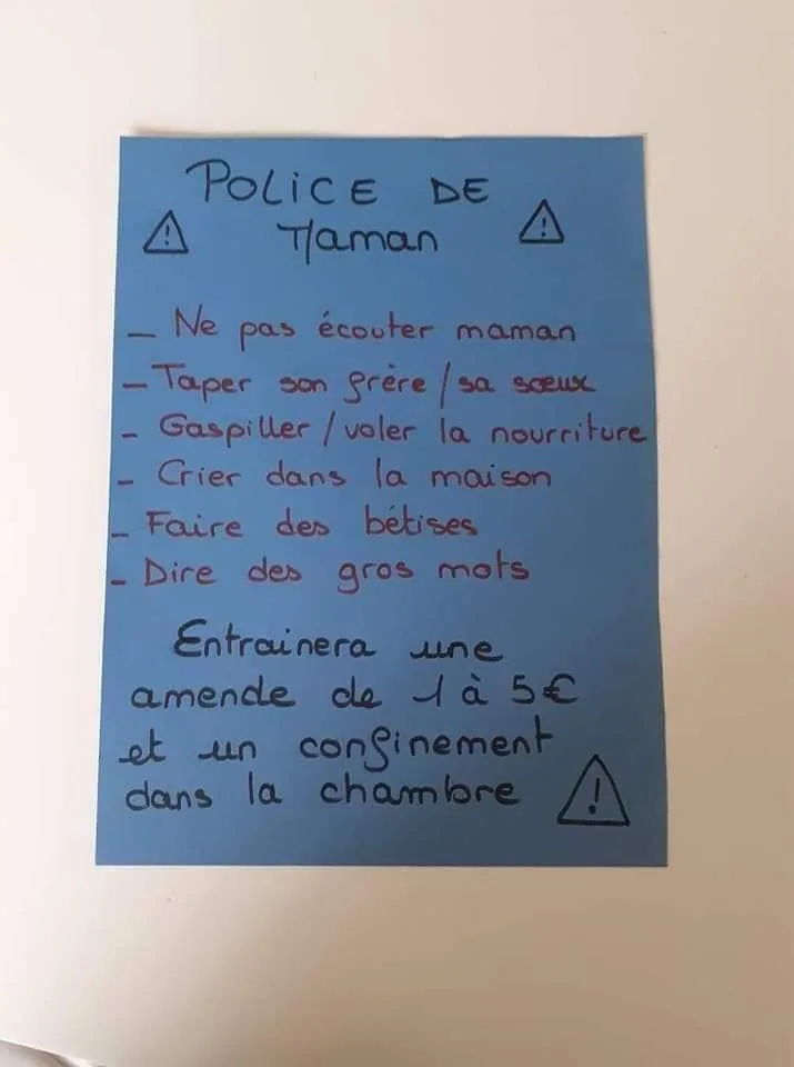 Une maman française reprend l'idée des tâches gratifiantes : photo 2