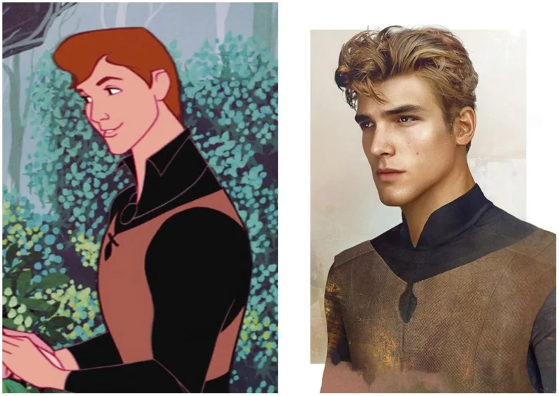 Les princes et princesses Disney dans la vraie vie par Jirka Vinse Jonatan Väätäinen : le prince Philippe dans La belle au bois dormant