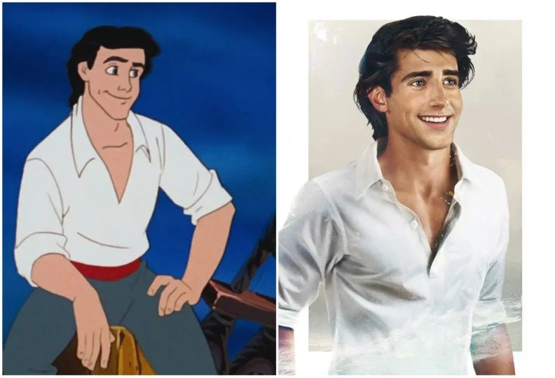 Les princes et princesses Disney dans la vraie vie par Jirka Vinse Jonatan Väätäinen : le prince Eric dans La petite sirène