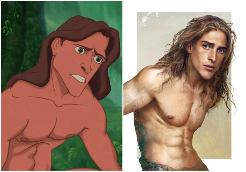 Les princes et princesses Disney dans la vraie vie par Jirka Vinse Jonatan Väätäinen : Tarzan
