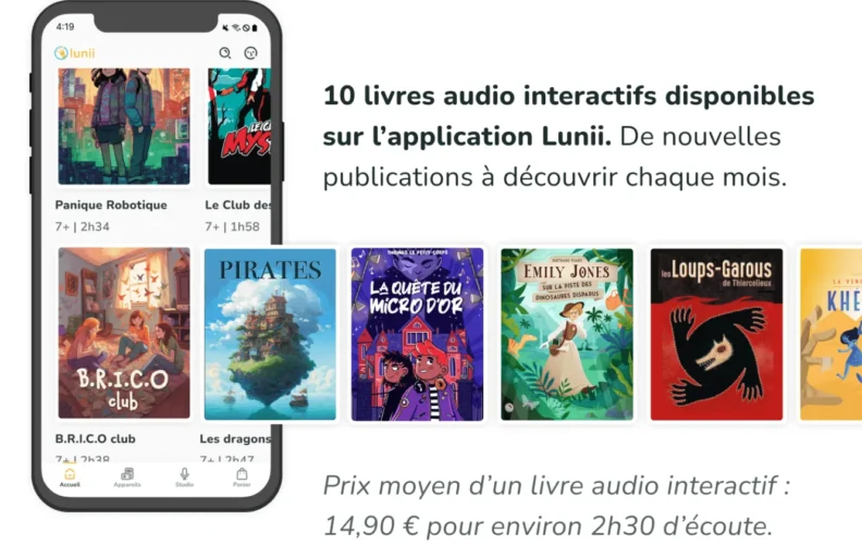 Flam, le baladeur interactif de Lunii : livres audios
