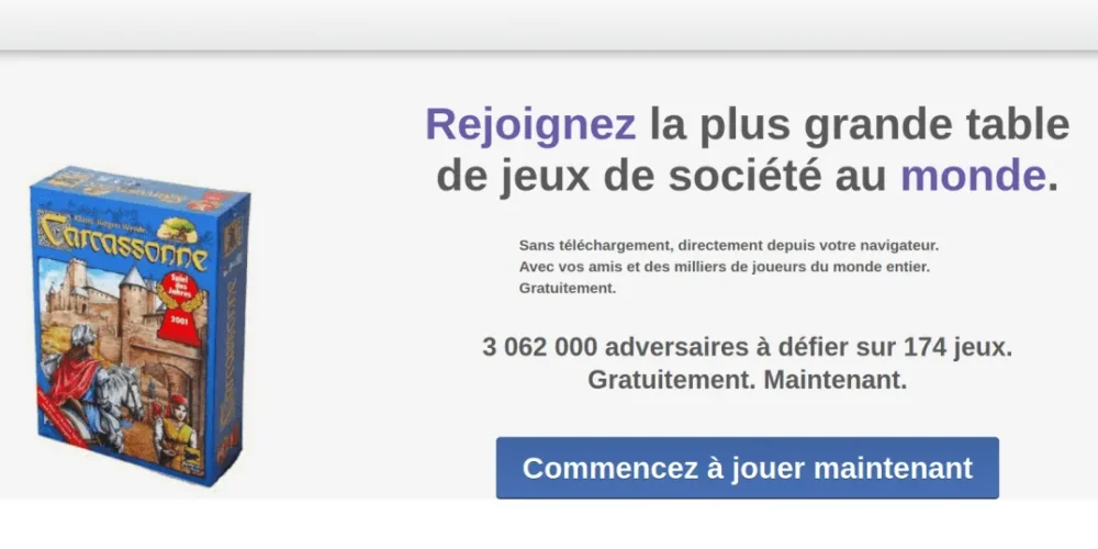Board Game Arena : 174 jeux plateau gratuits sur votre navigateur web et 3 millions d'adversaires
