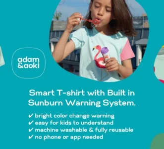 Ce T-shirt vous avertit quand votre enfant va attraper un coup de soleil