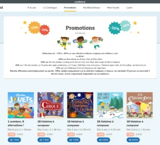 Soldes Lunii : -10% à -40% sur 14 albums originaux du Luniistore